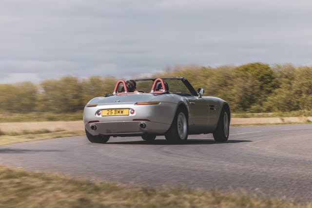 2000 BMW Z8 rear three-quarter driving action