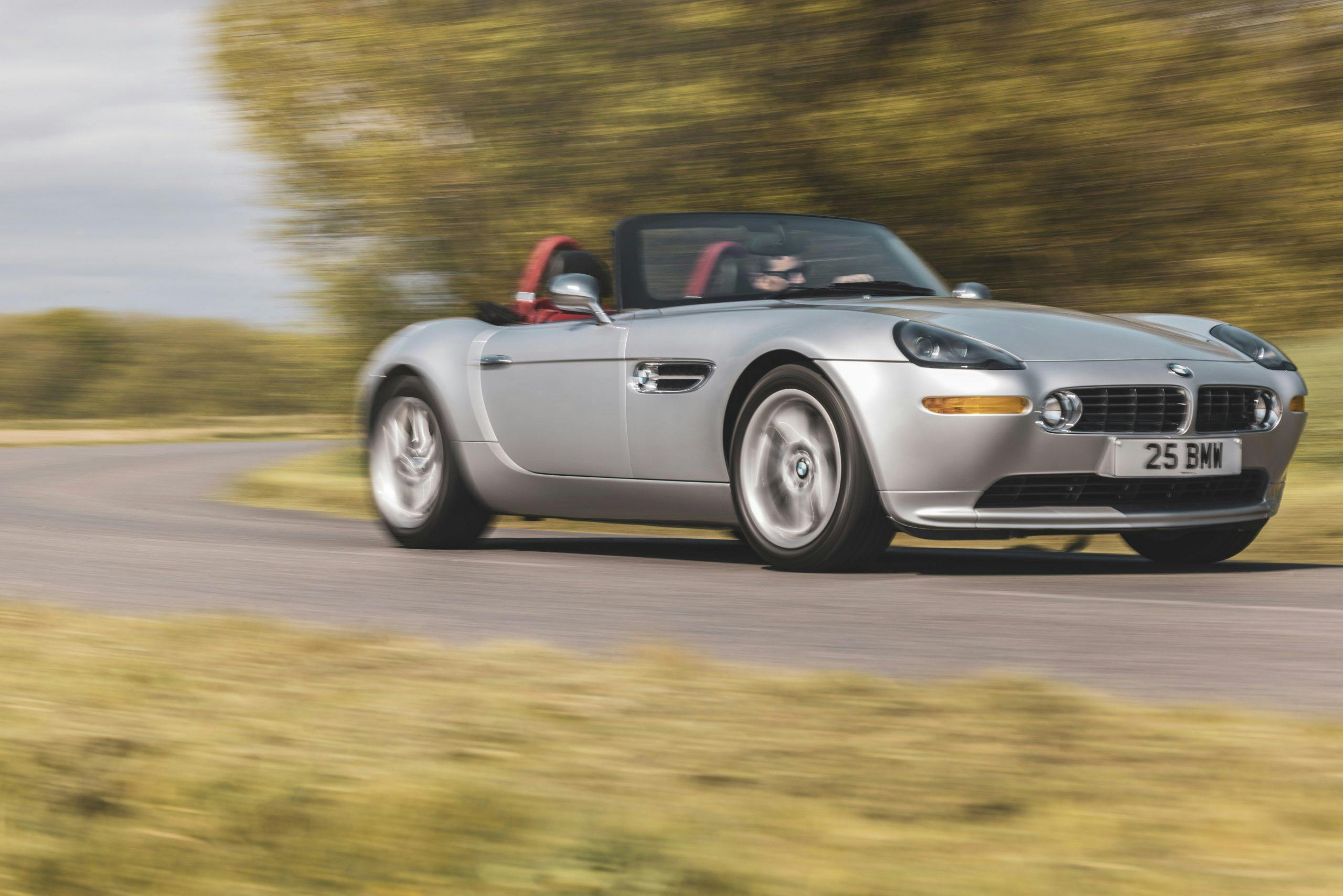 2000 BMW Z8 front three-quarter dynamic driving action