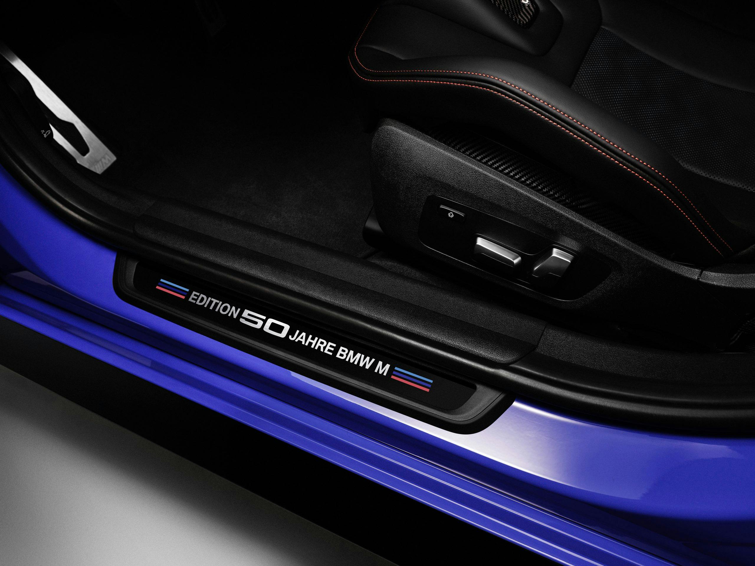 2023 BMW M3 Edition 50 Jahre BMW M interlagos blue techno violet wheels