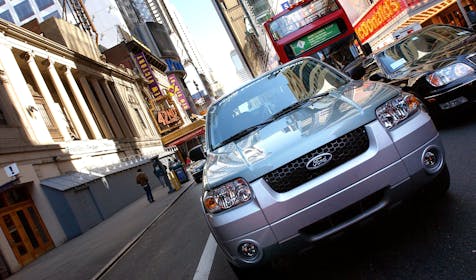 Ford Escape Hybrid Travels New York City