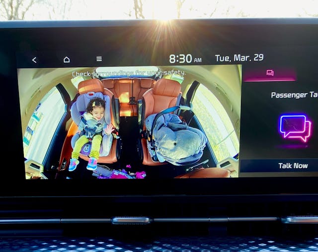 Carnival back seat monitor
