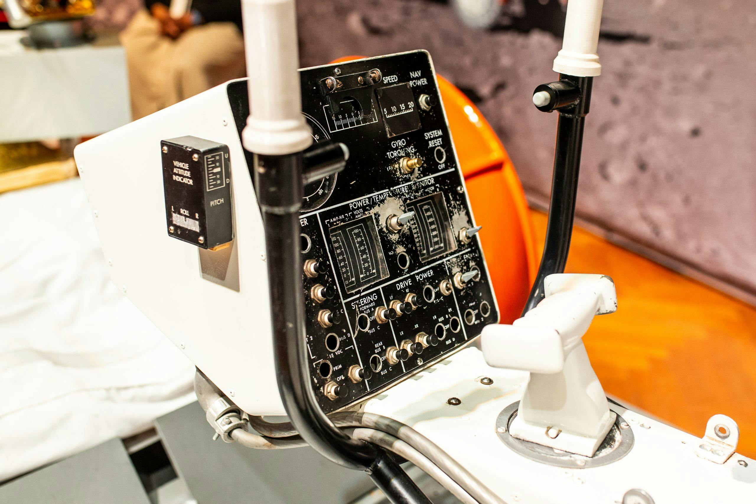 Lunar Rover ray gun control panel