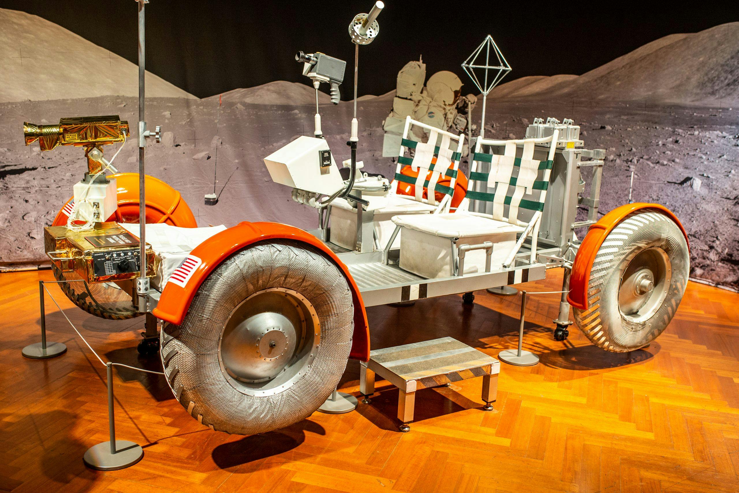 Lunar Rover front three-quarter