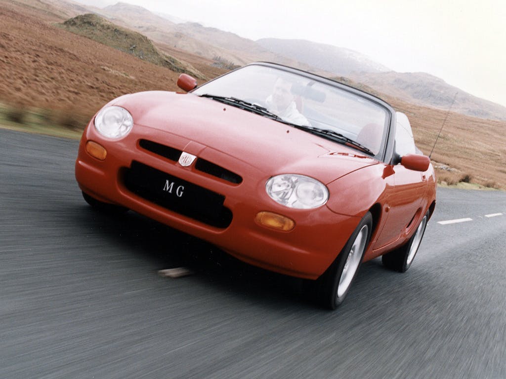 MGF convertible sports car affordable classic