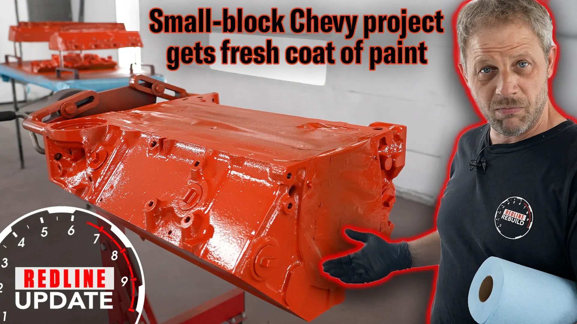 Painting a small-block Chevy engine (plus bonus 1060HP blower SBC ...