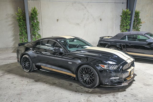 Shelby Mustang front three-quarter