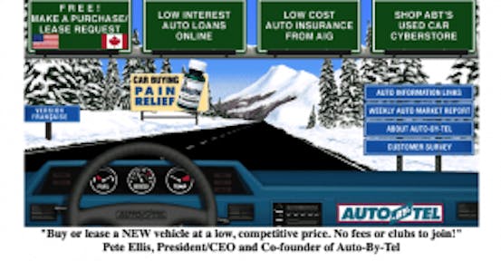 Autobytel website 1996