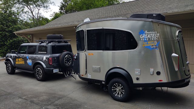 Tom Cotter Ford Bronco Key West to Deadhorse America's Greatest Road Trip Bronco and Airstream