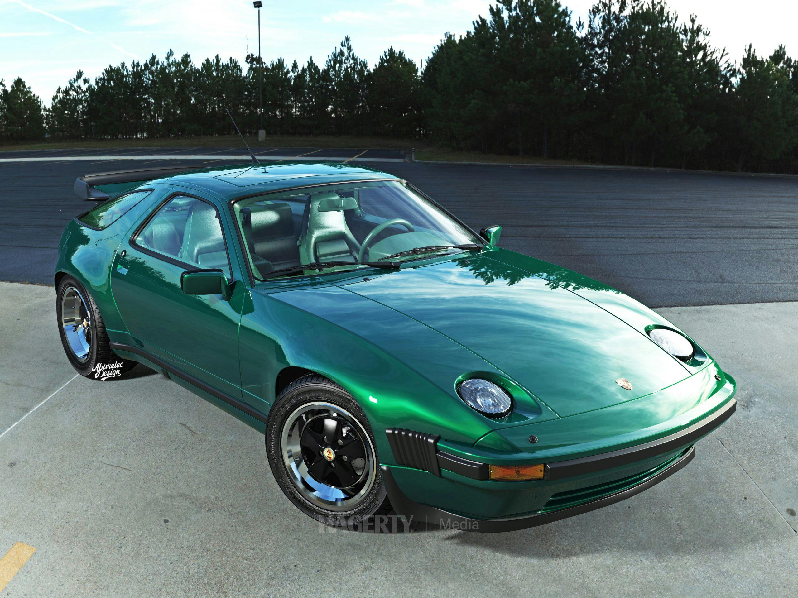 what if Porsche 928 Turbo green