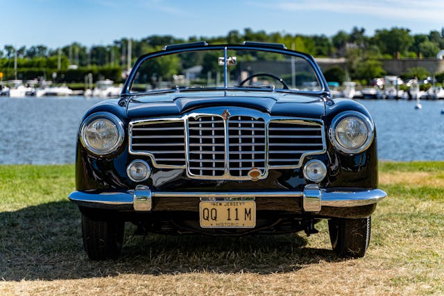 1948 Packard Victoria Convertible Eight by Vignale - 2022 Greenwich Best of Show - straight on front (grille)