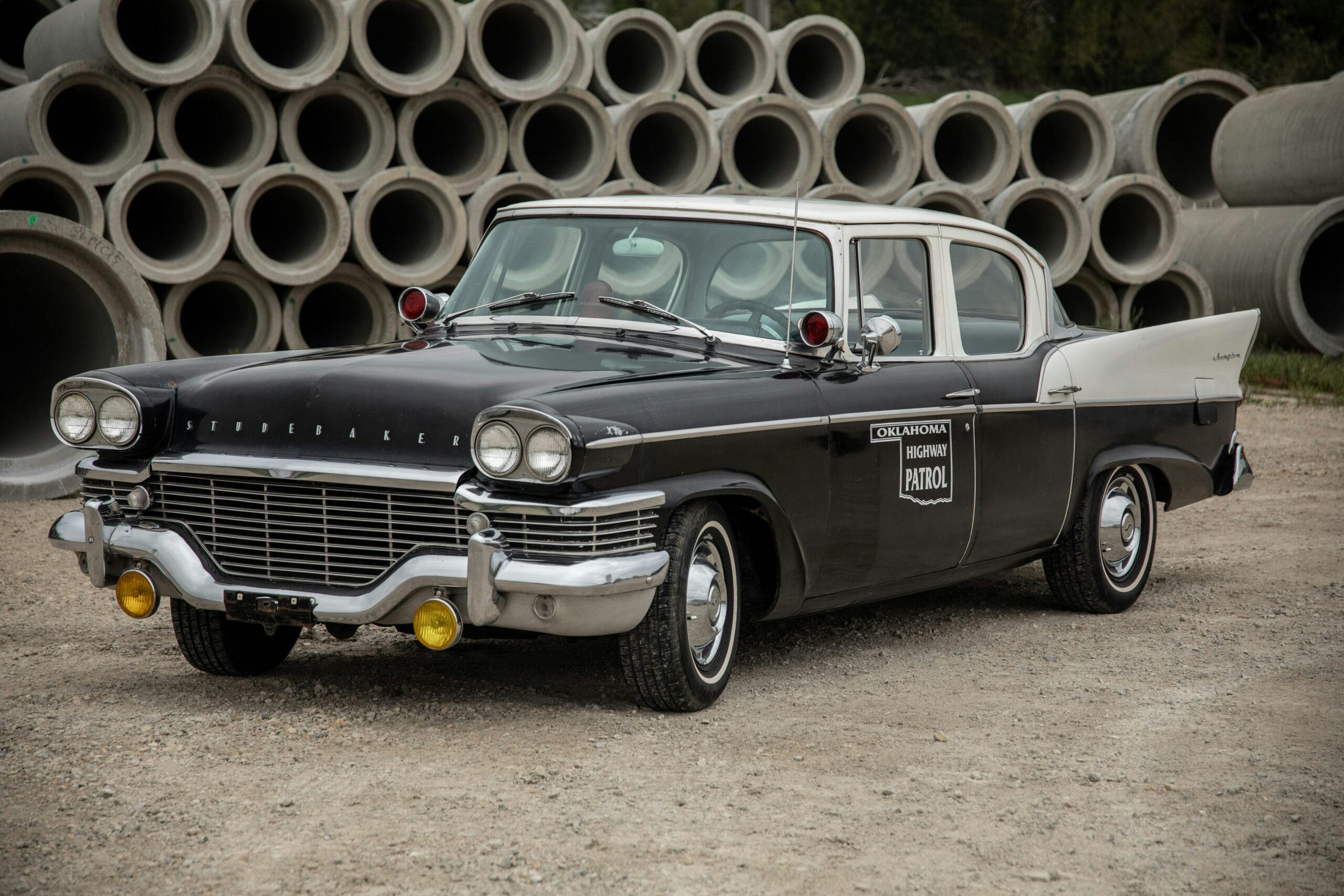 Oklahoma Highway Patrol Studebaker is welcome in our rearview