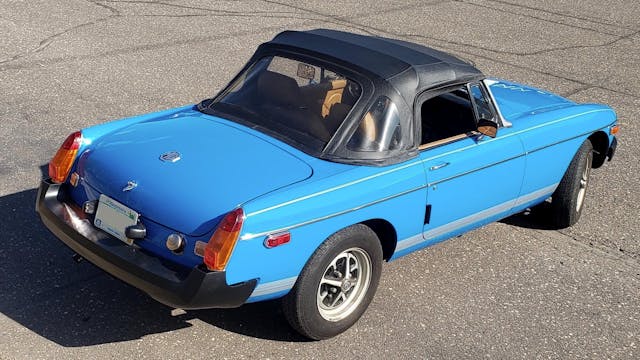 MGB convertible rear three-quarter