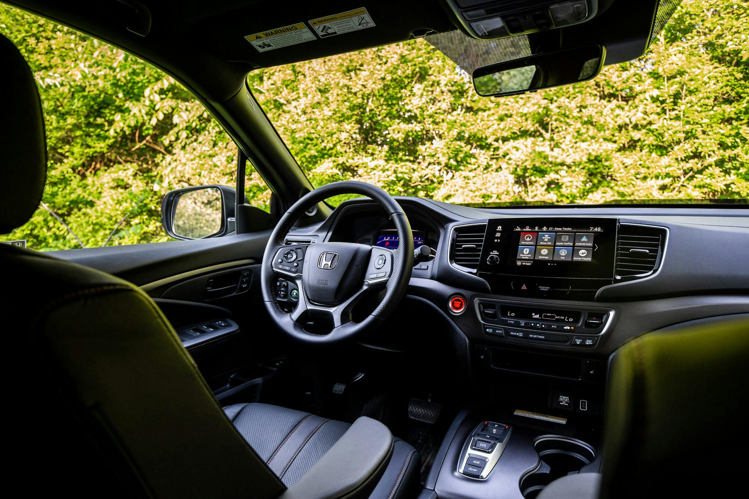 2022 Honda Passport TrailSport AWD interior front angle