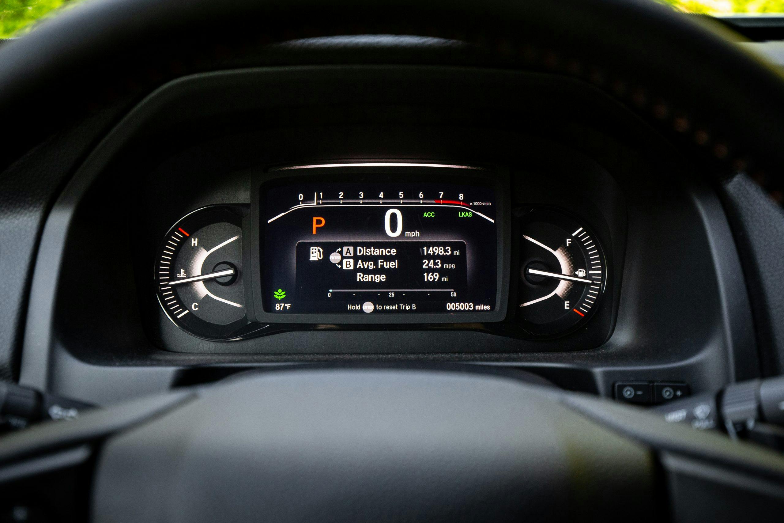 2022 Honda Passport TrailSport AWD interior digital dash