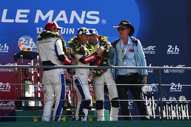 Le Mans 24 Hour Race Glickenhaus podium