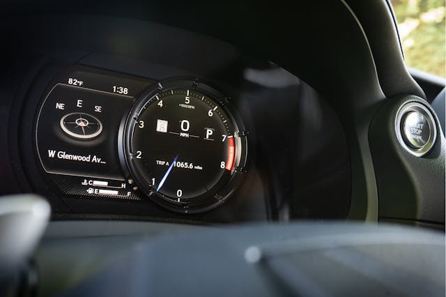 2022 Lexus IS500 F Sport Performance interior dash