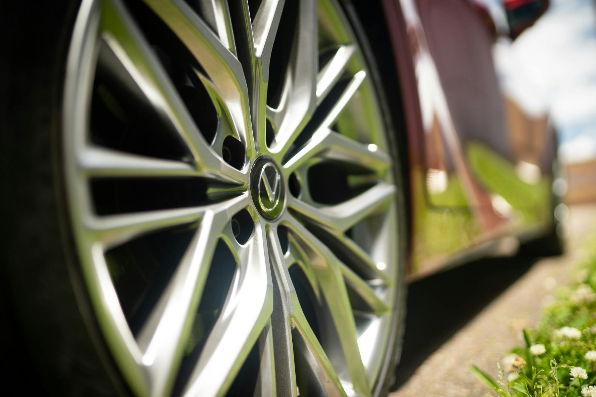 2022 Lexus IS500 F Sport Performance wheel closeup
