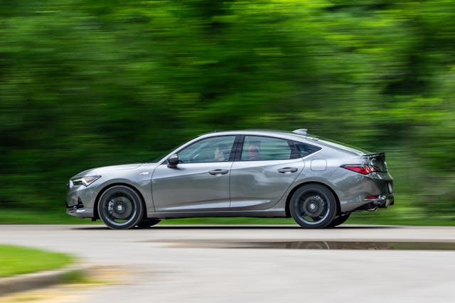 2023 Acura Integra A-Spec side view action