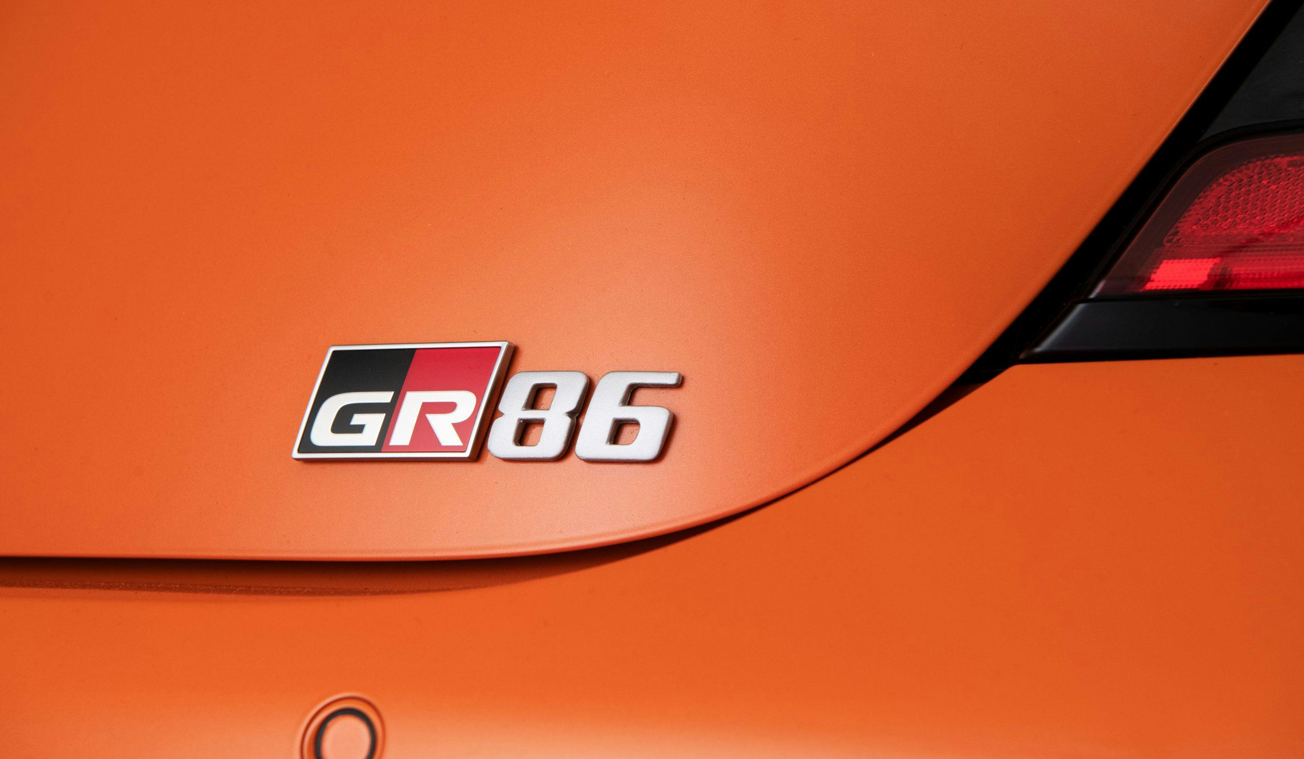 2023 Toyota GR86 Special Edition exterior trunk badge