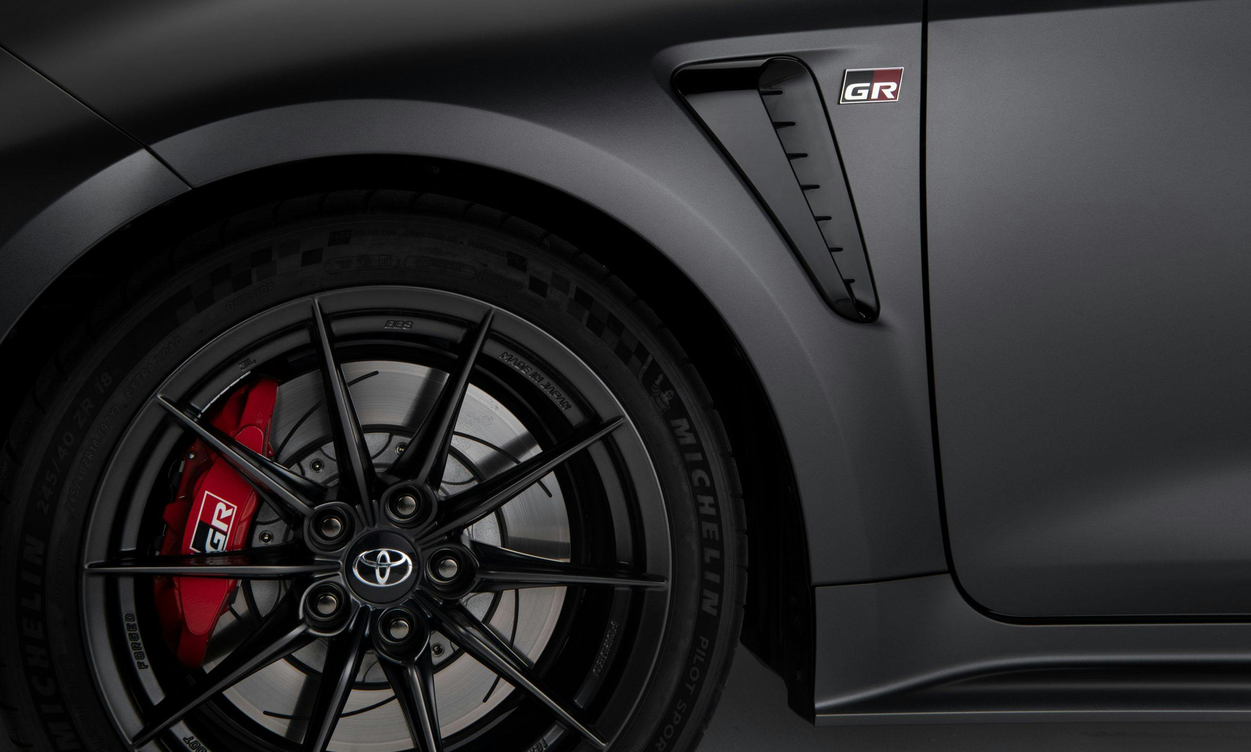 2023 Toyota GR Corolla Morizo Edition wheels brakes