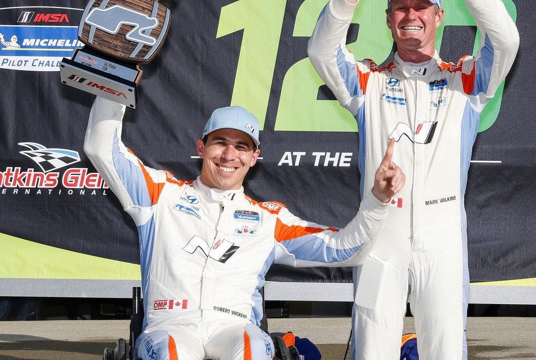 Robert Wickens TCR Michael Johnson Hyundai IMSA TCR first win since crash
