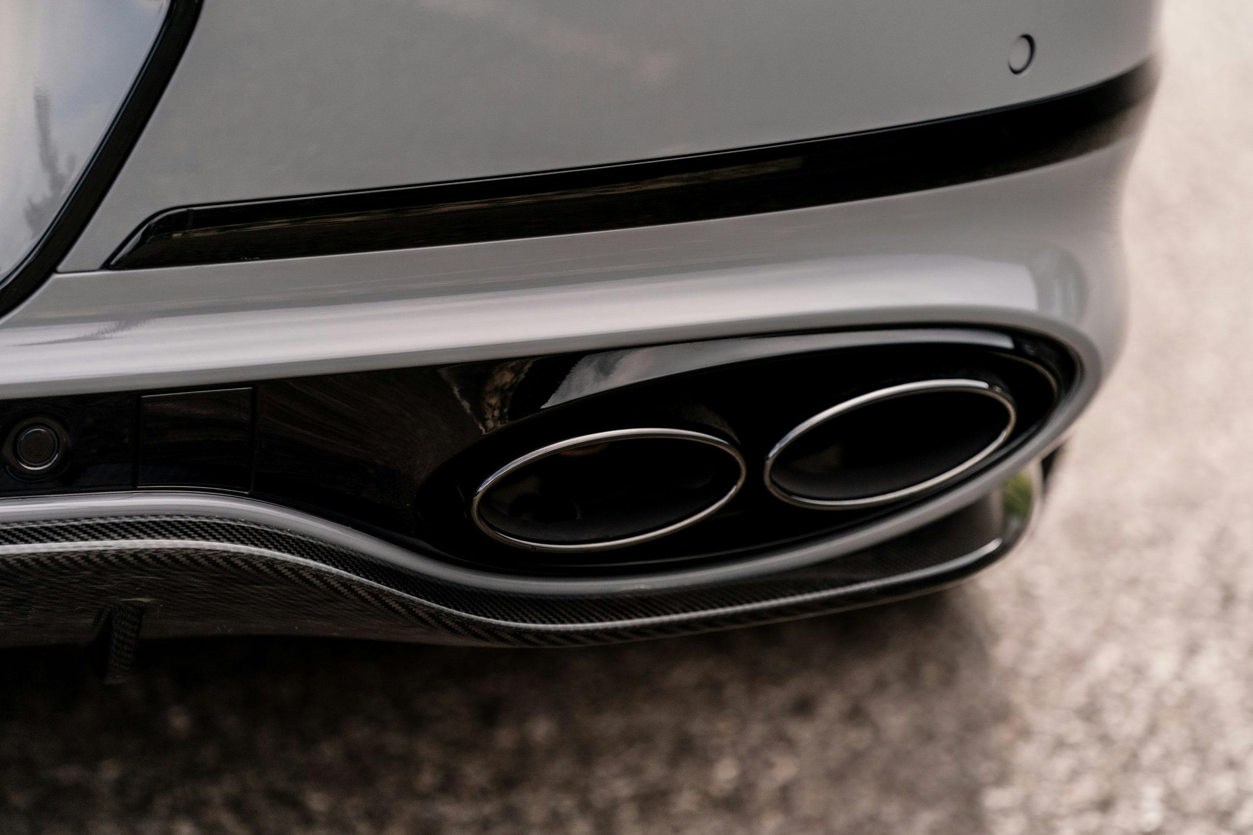Bentley Continental GT GTC S exhaust tip detail