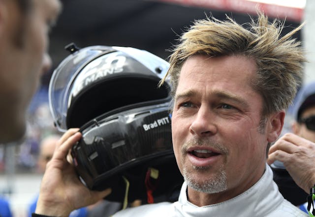 Brad Pitt Le Mans 24 Hours circuit lap 2016