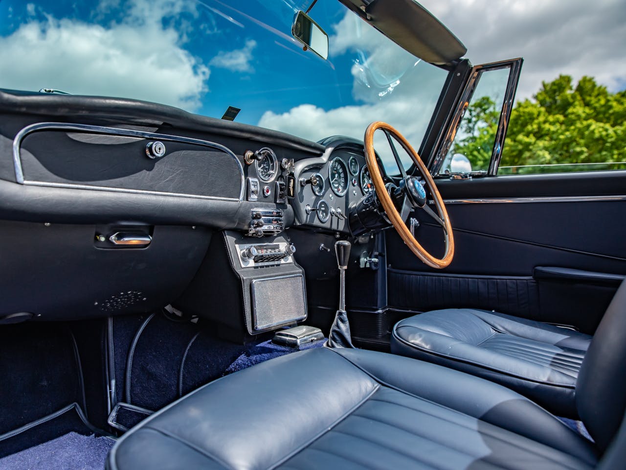 David Brown's Aston Martin DB5 - interior