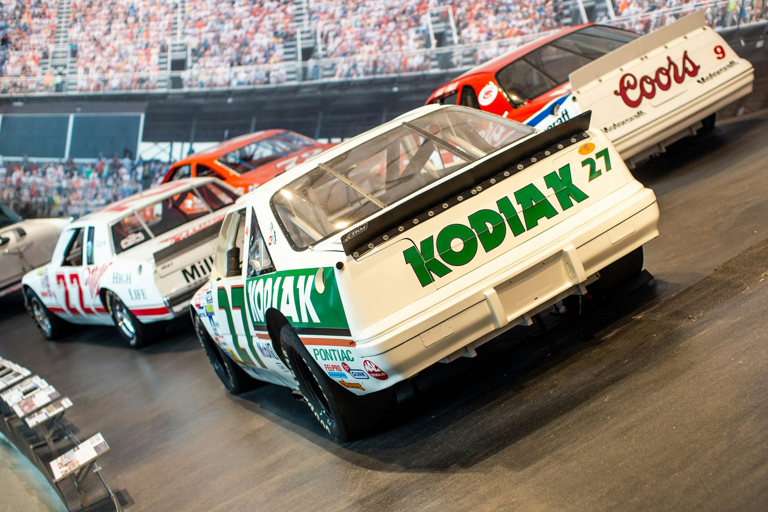 NASCAR Hall of Fame Kodiak race car rear