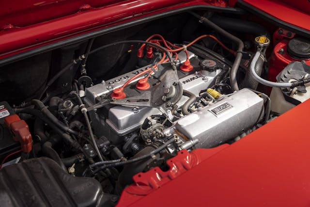 Toyota MR2 interior engine