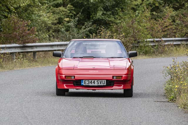 Toyota MR2 front driving action