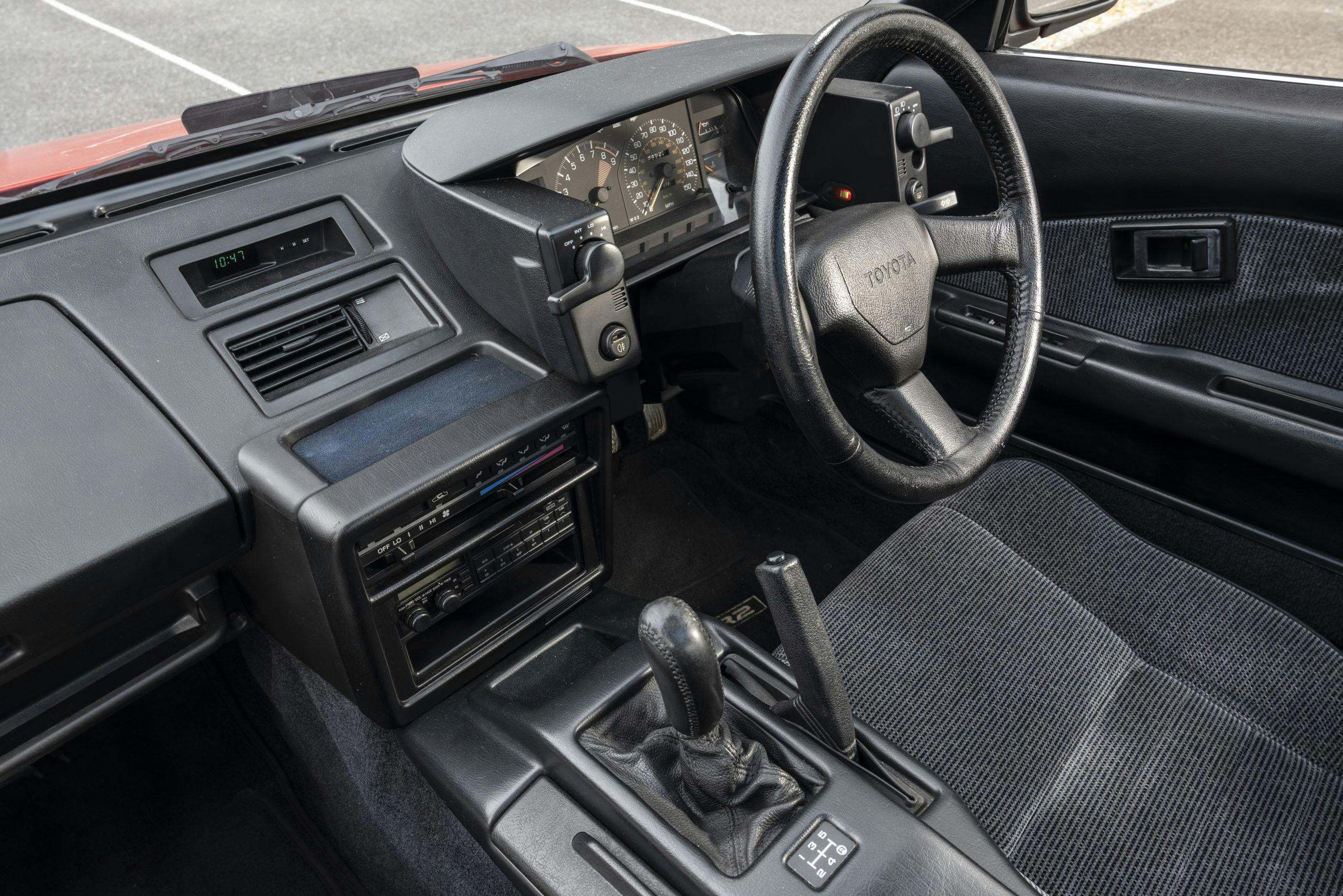 Toyota MR2 interior front angle