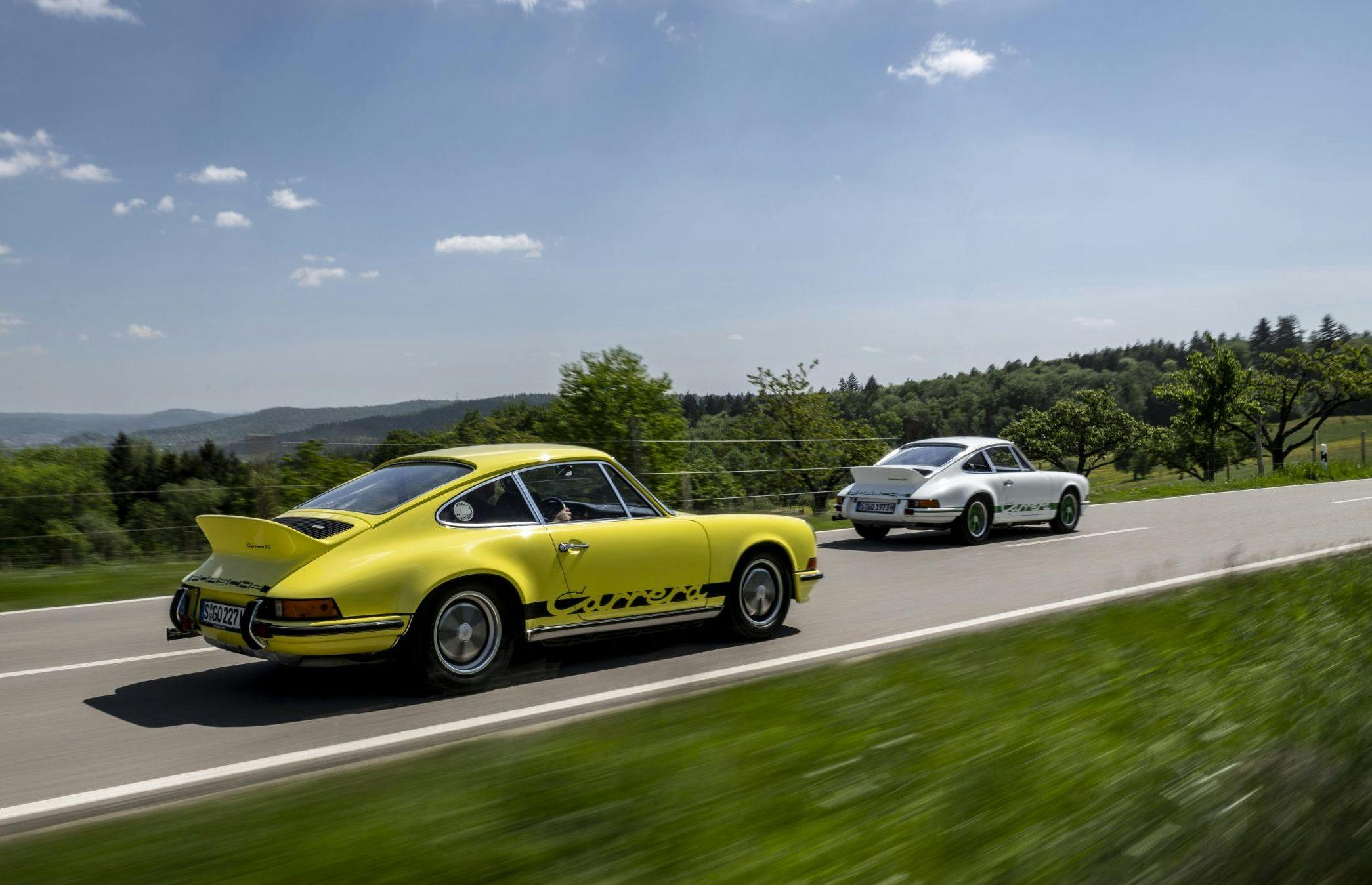 Gold Standard: Driving the Porsche 911  RS Sport and Touring as they  turn 50 - Hagerty Media