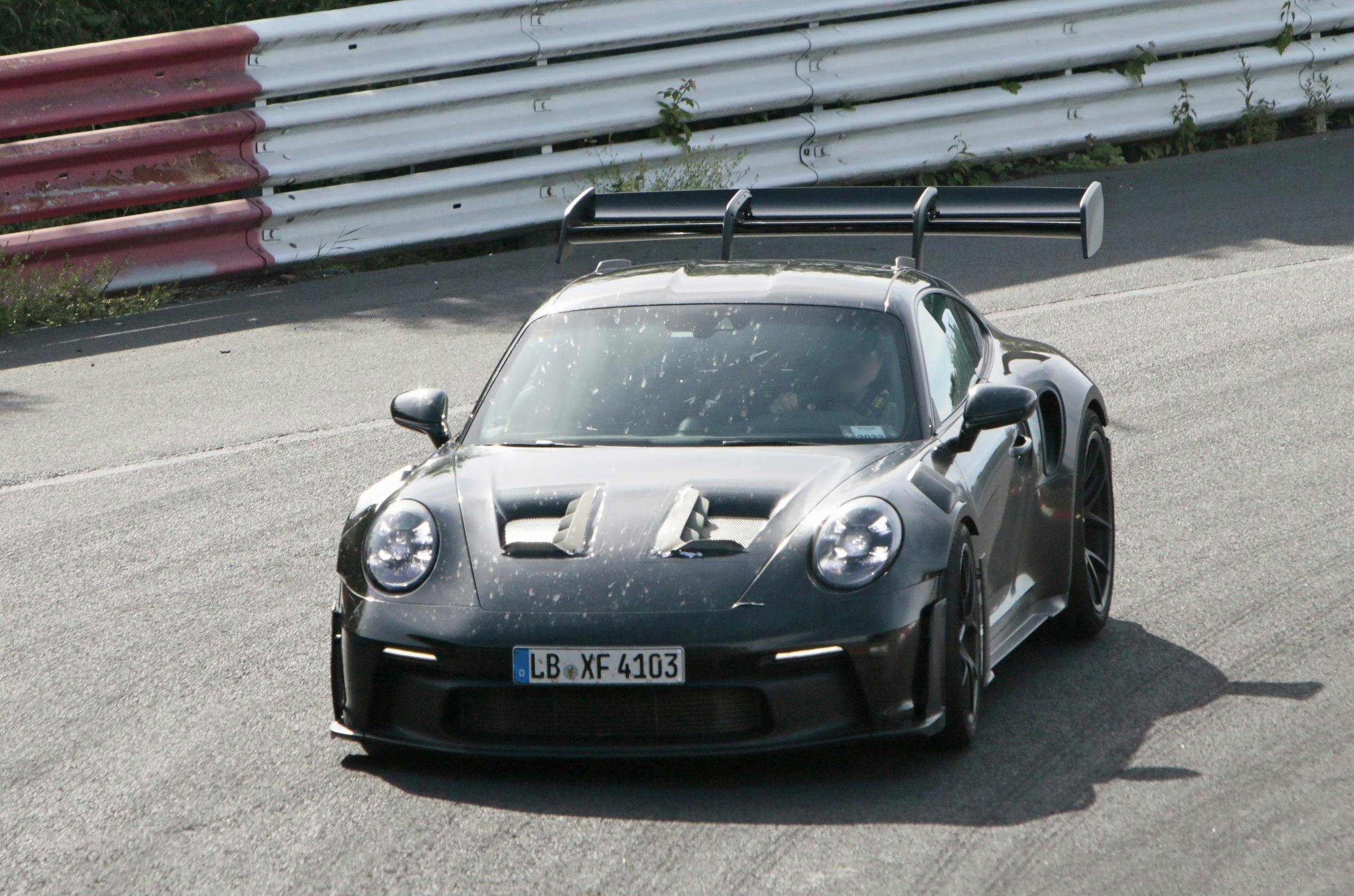 Porsche 911 GT3 RS Spy Shots exterior high front end
