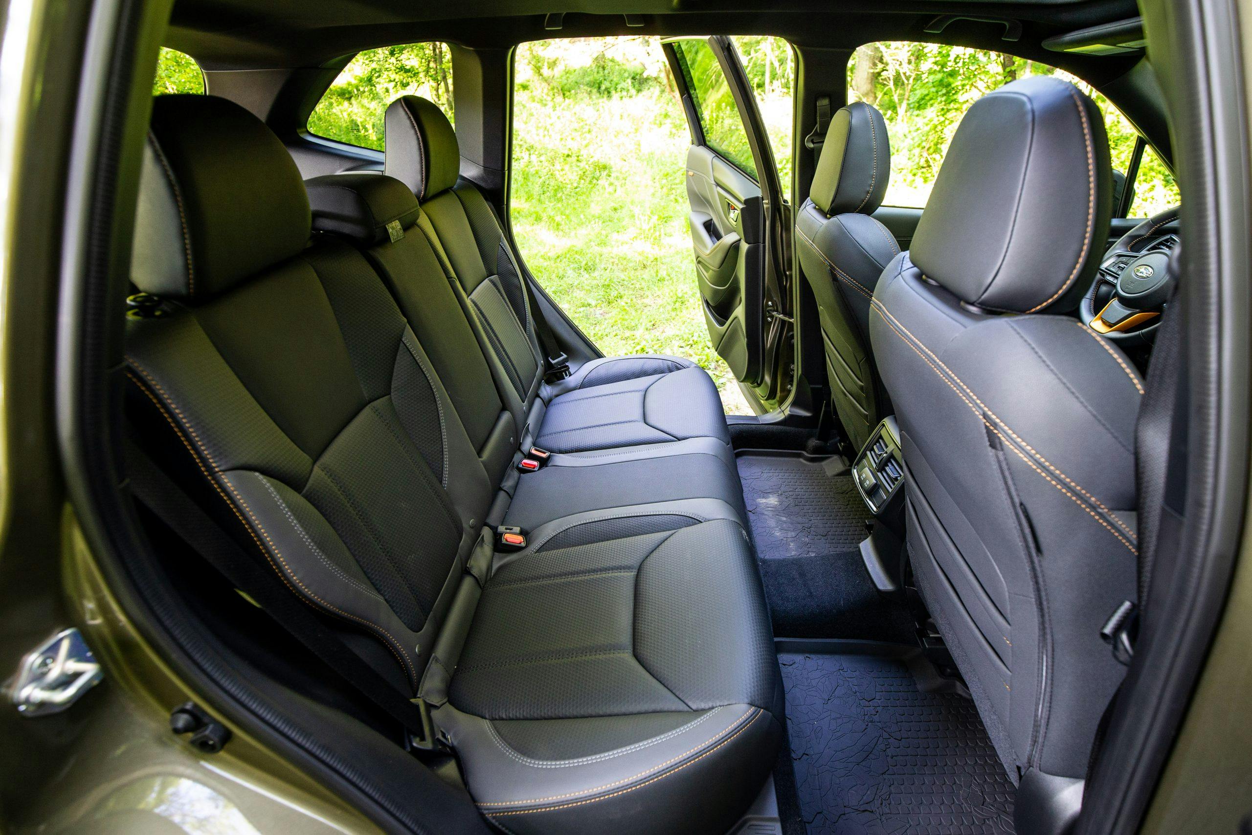 Subaru Forester Wilderness back seat