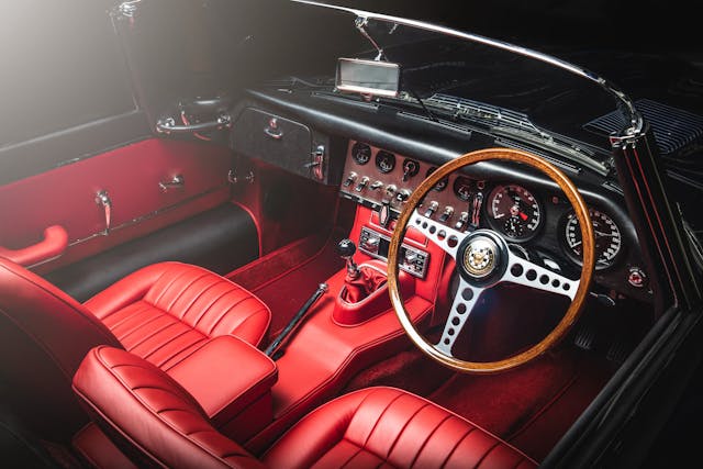 Jaguar E-Type interior