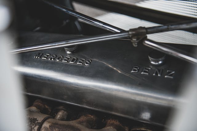 1937 Mercedes-Benz 540K Coupe engine valve cover detail