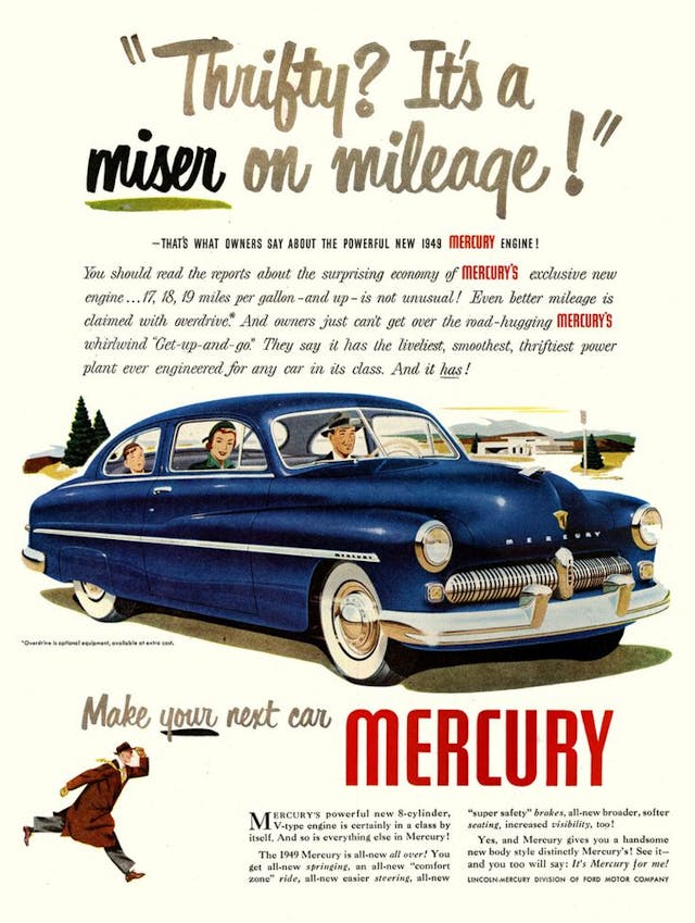 1949 Mercury ad - Art Fitzpatrick