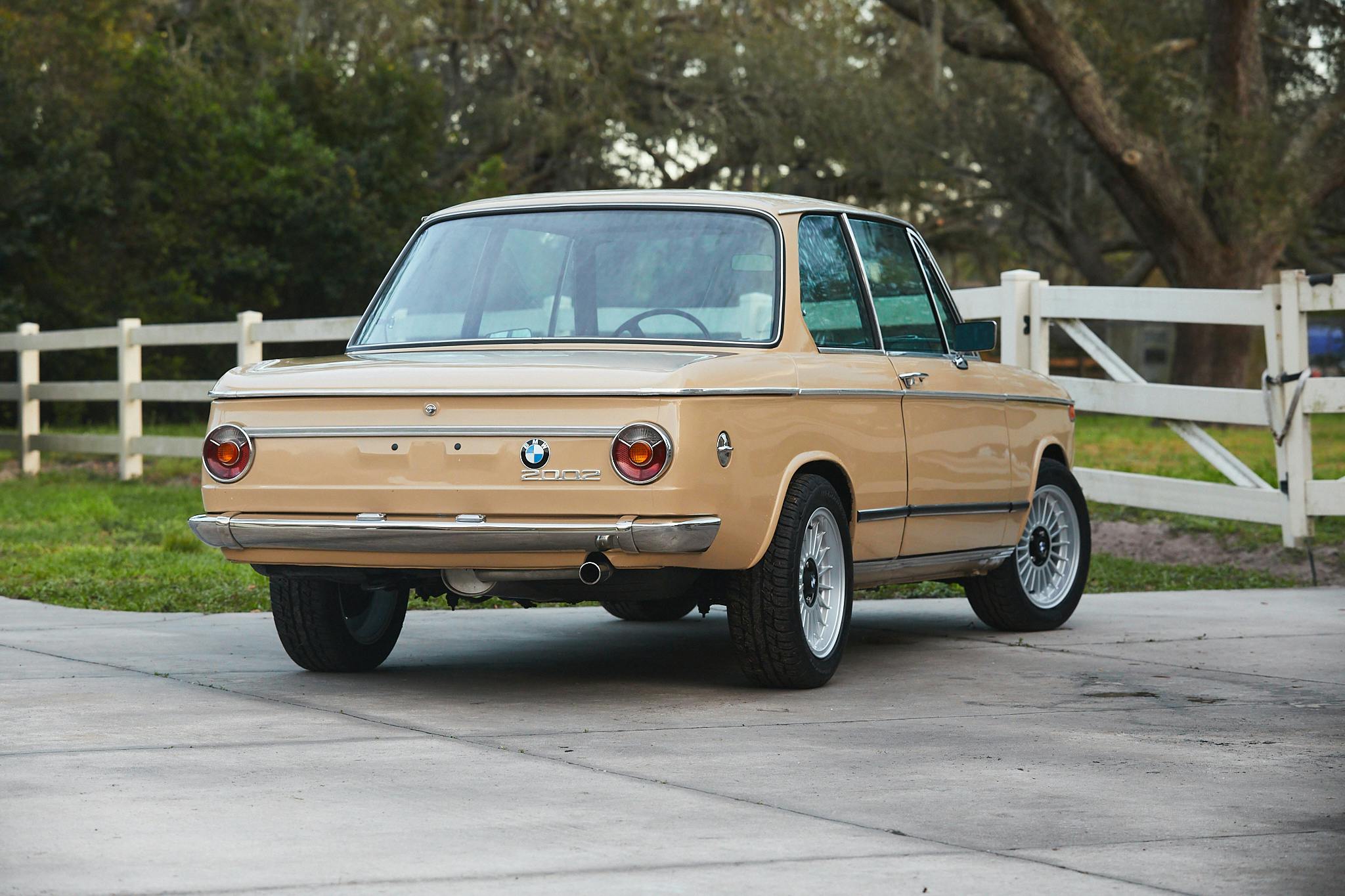 1972 BMW 2002 rear three-quarter