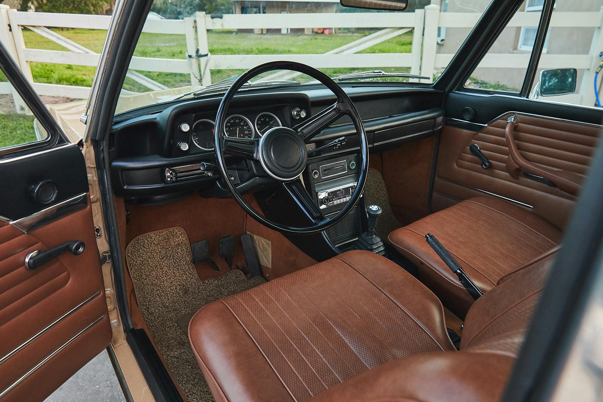 1972 BMW 2002 interior