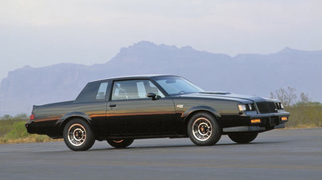 1987 Buick Grand National front three-quarter