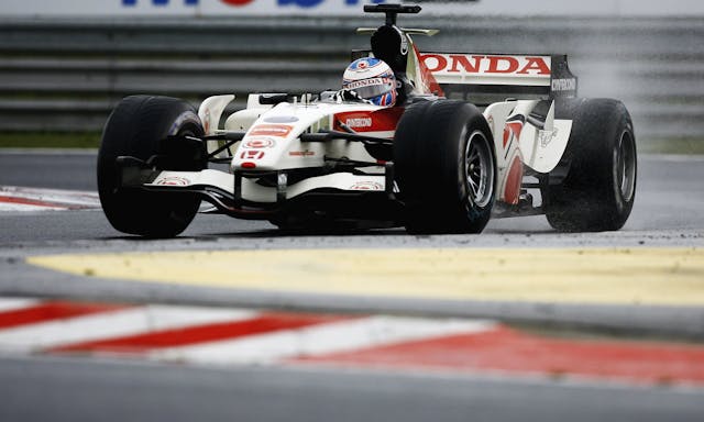 F1 Grand Prix of Hungary Jenson Button Honda racing action