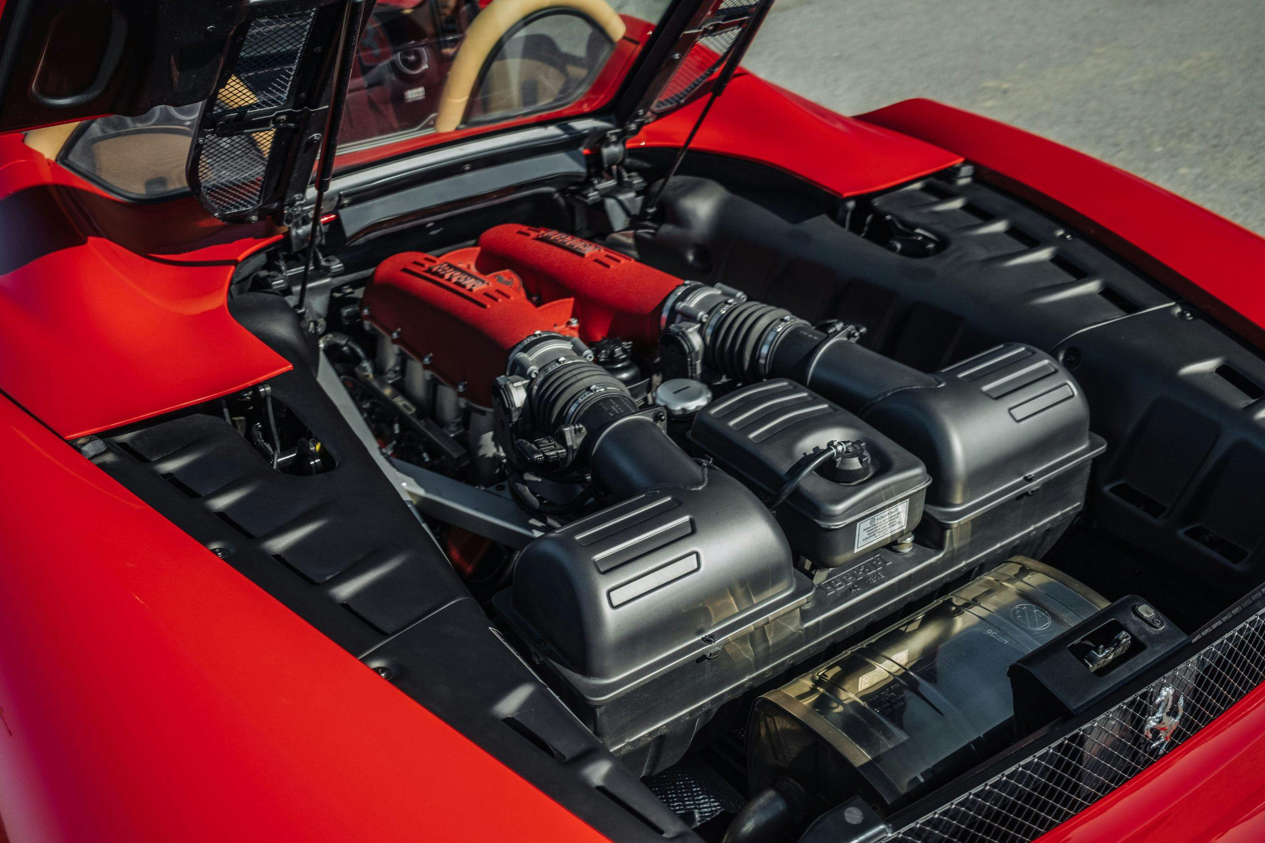 2007 Ferrari F430 Spider engine bay