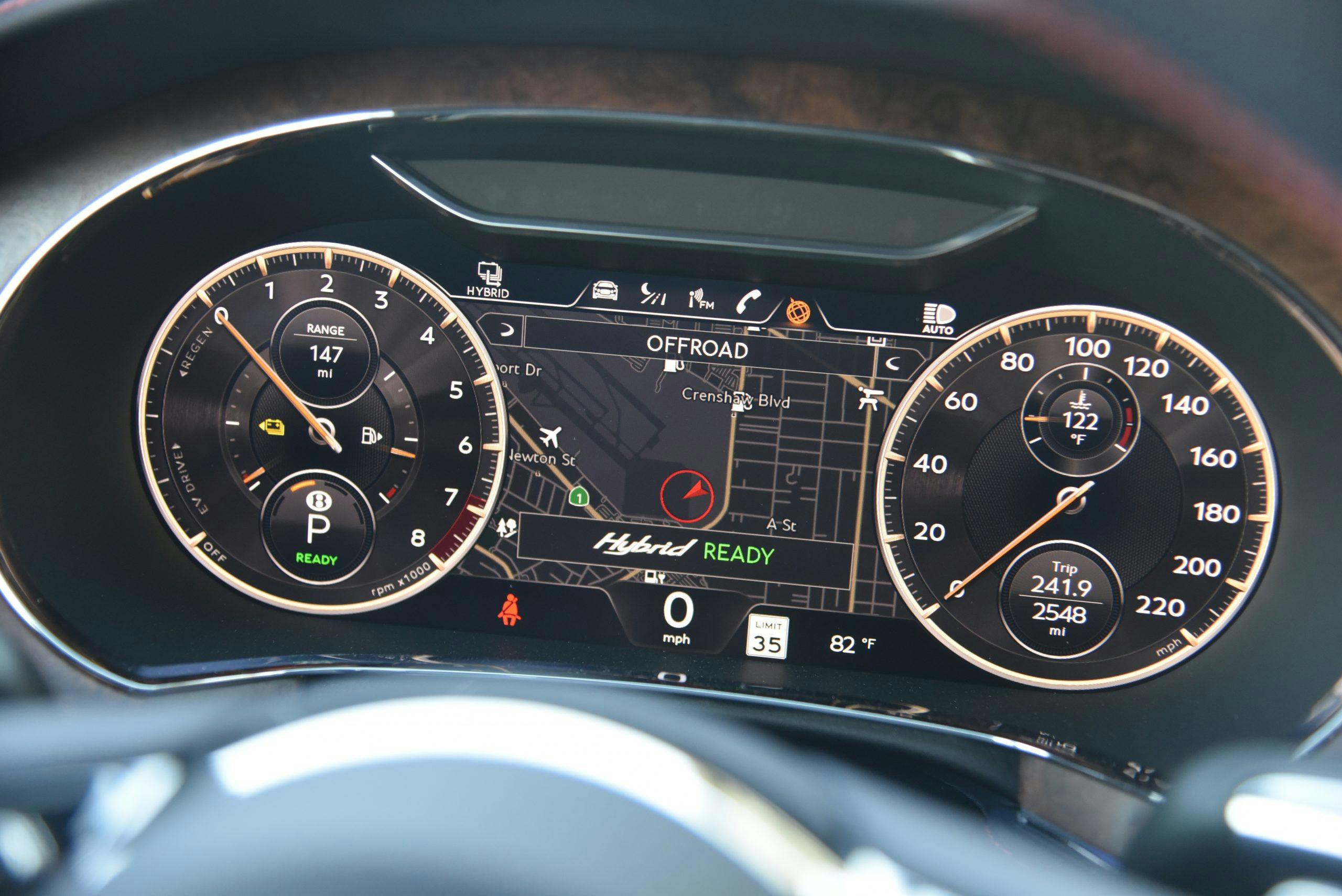 2022 Bentley Flying Spur Hybrid interior dash screen