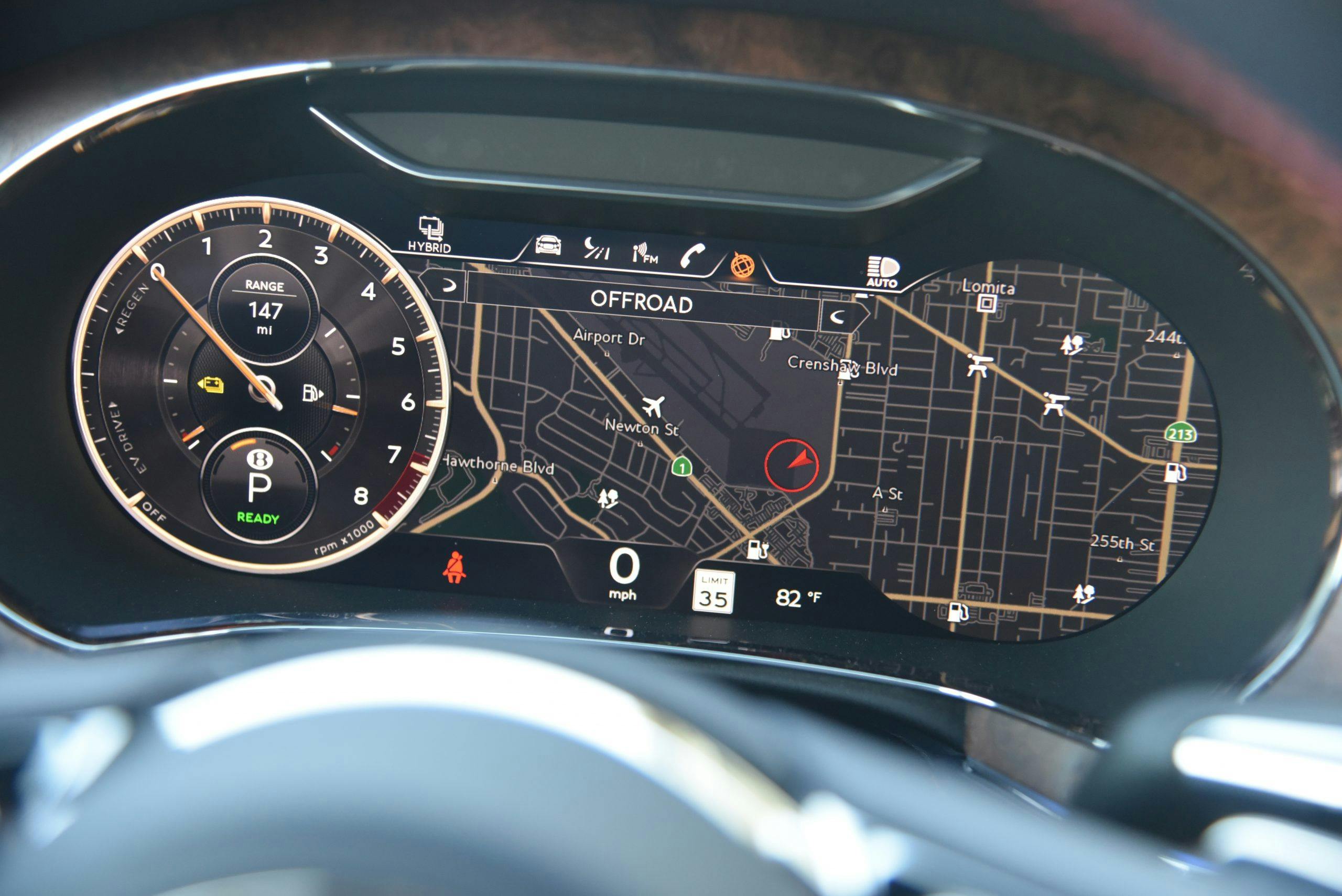 2022 Bentley Flying Spur Hybrid interior dash screen