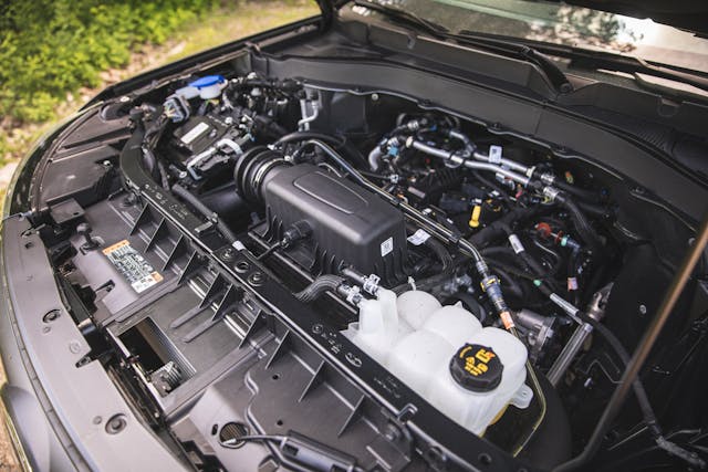 Ford Explorer Timberline engine bay