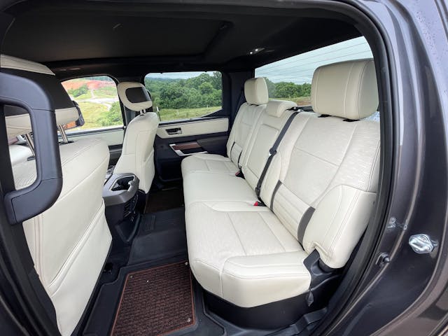 2022 Toyota Tundra 4x4 1794 Edition back seat