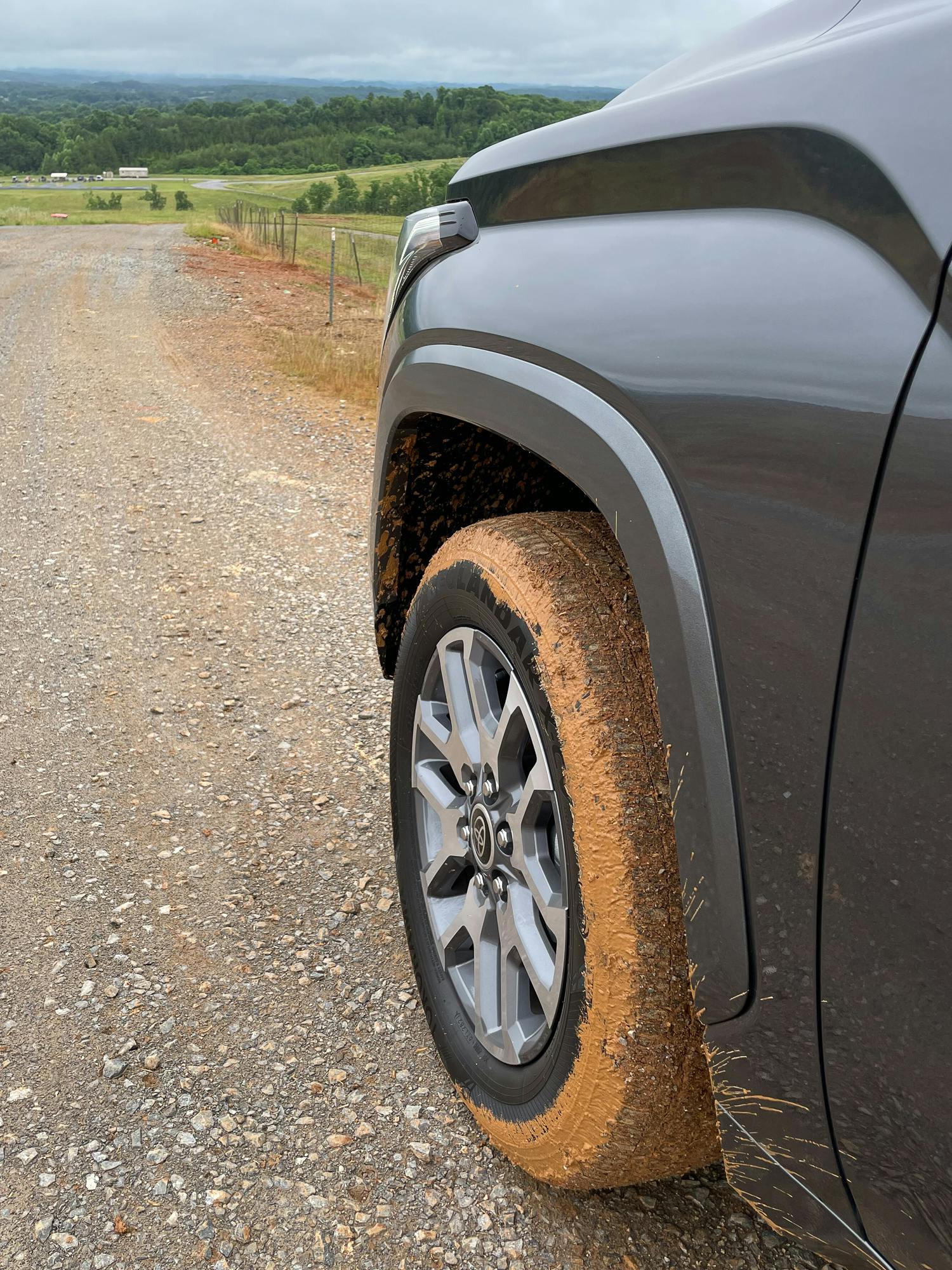 2022 Toyota Tundra 4×4 1794 Edition muddy tire