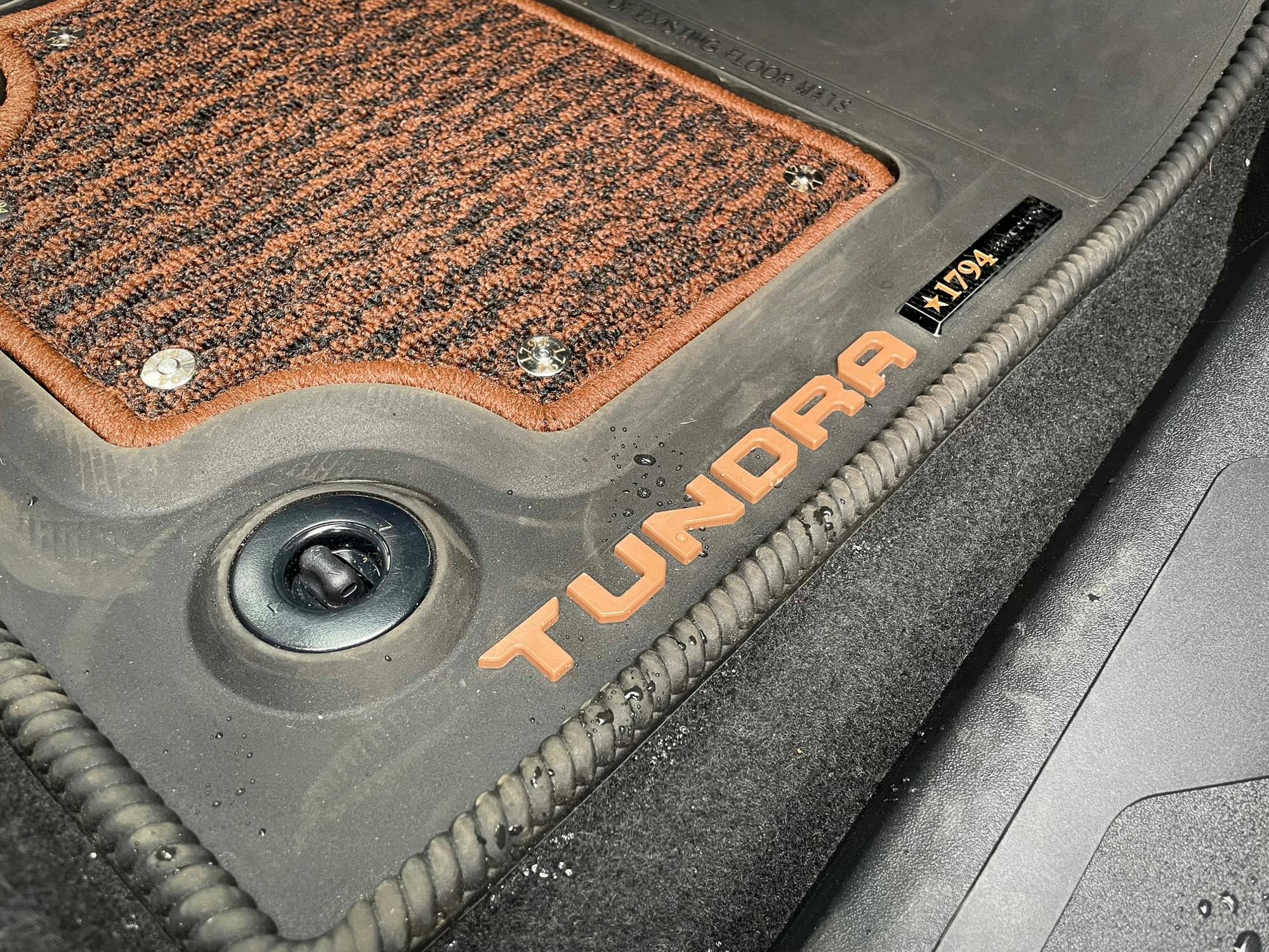 2022 Toyota Tundra 4×4 1794 Edition floor mat
