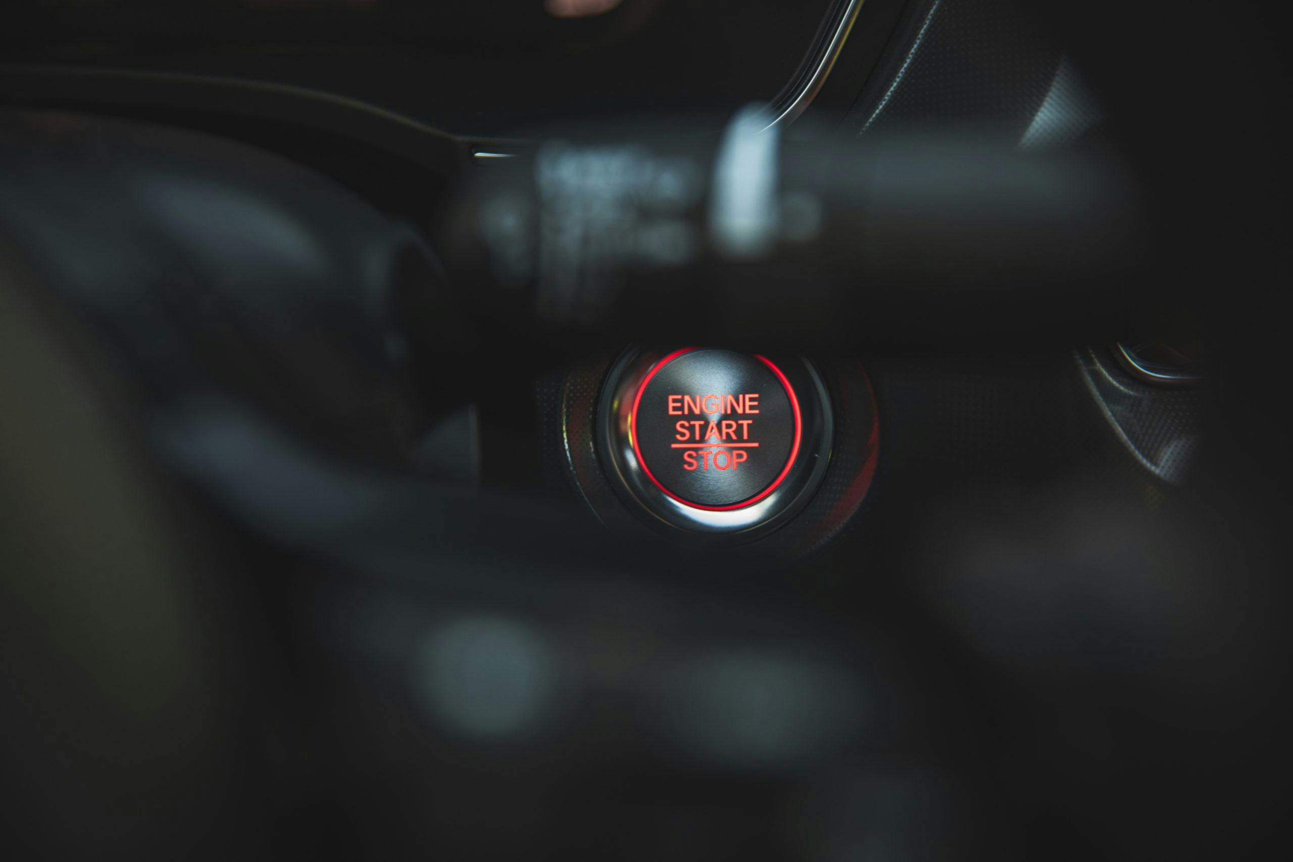 2023 Acura Integra A-Spec push start button detail